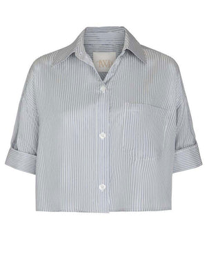 Ivory and Indigo Stripe Next Ex Shirt