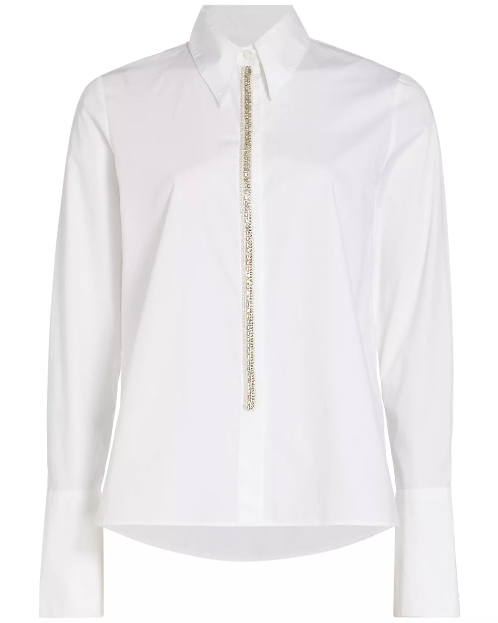 White Embellished Object Of Affection Shirt