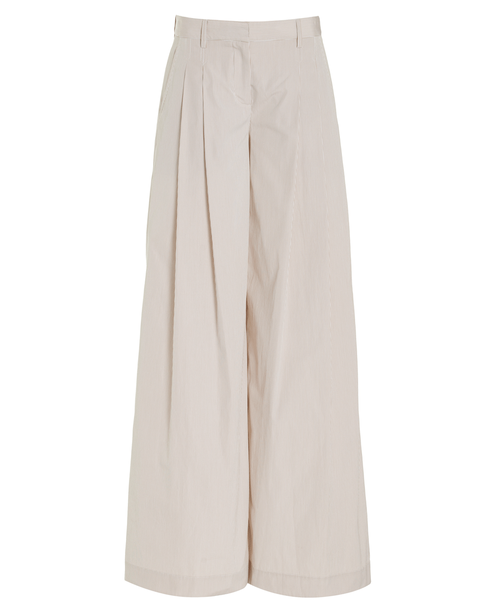 White and Khaki Faubourg Stripe Didi Pant