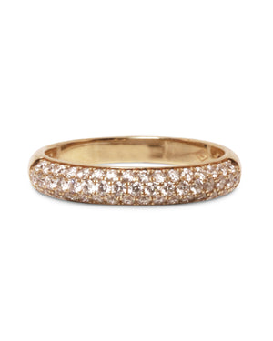 Gold Diamond Cluster Ring
