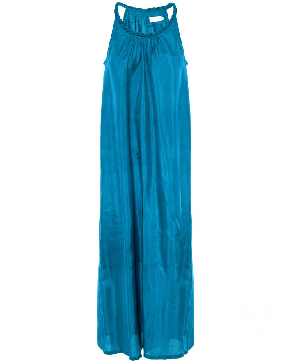 Turquoise Odiue Braided Slip Dress