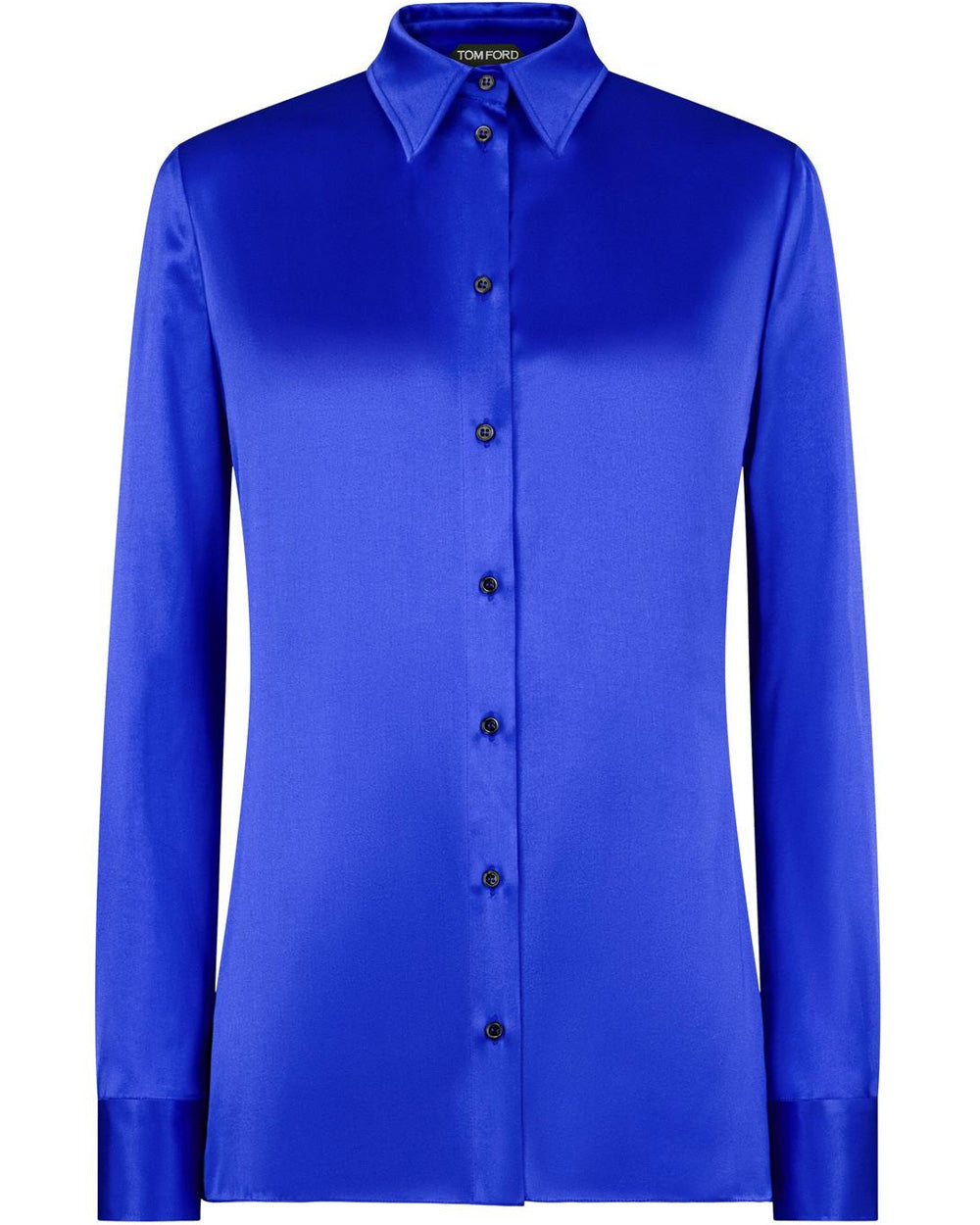 Cobalt Blue Georgette Shirt