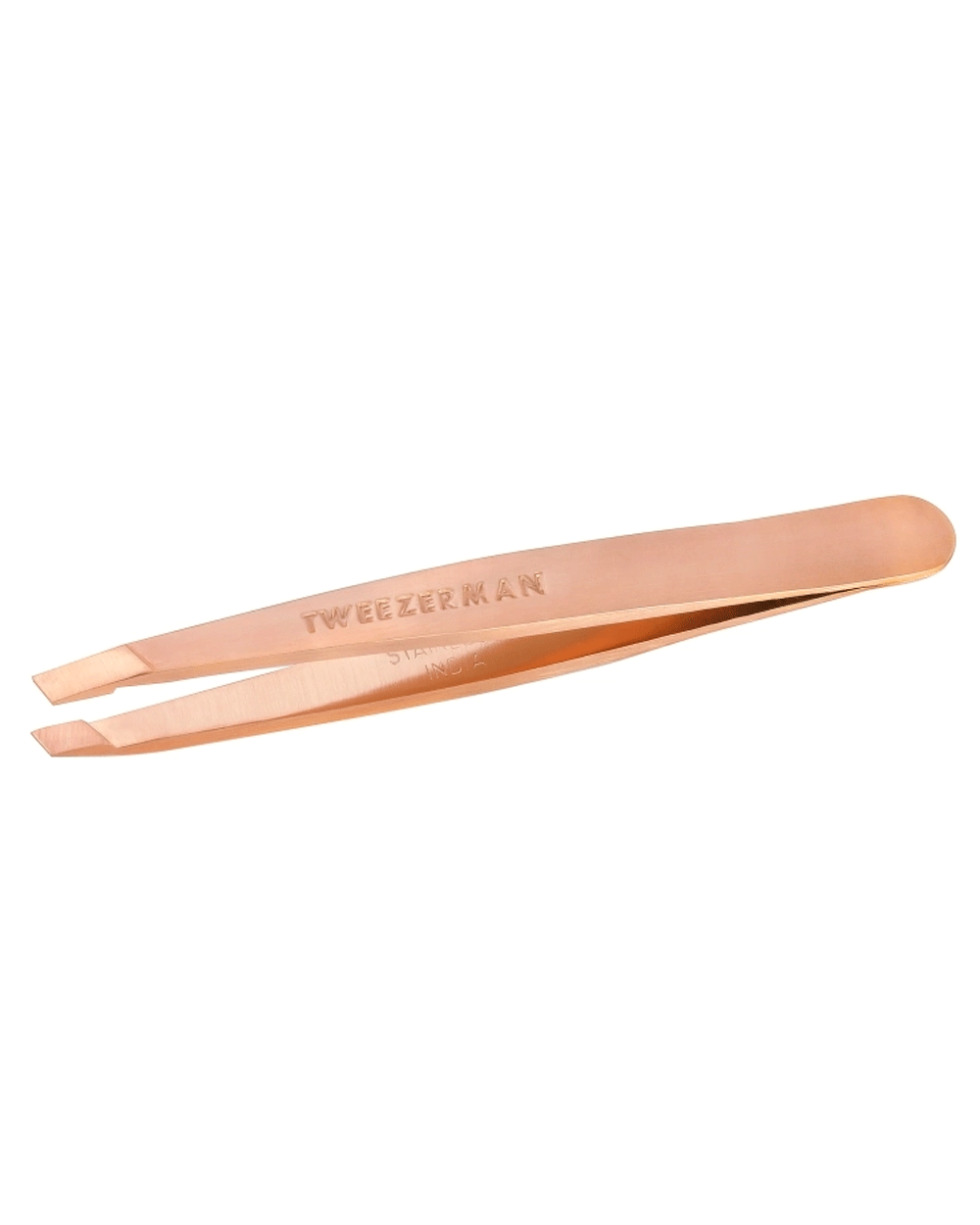 Mini Slant Tweezer in Rose Gold