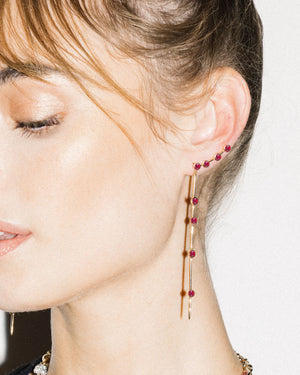 Ruby Sex Sticks Earrings