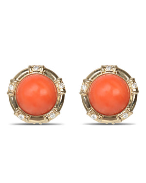 Coral Sailor Earrings