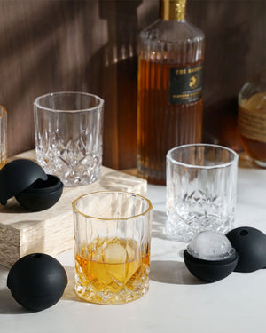 Liquor Glass and Ice Sphere Box Set