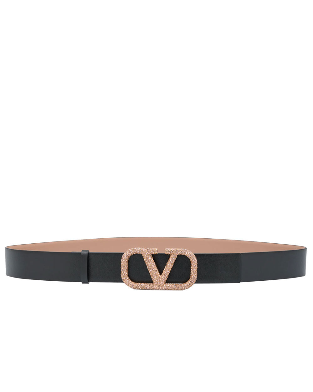 Valentino Garavani reversible embellished leather belt