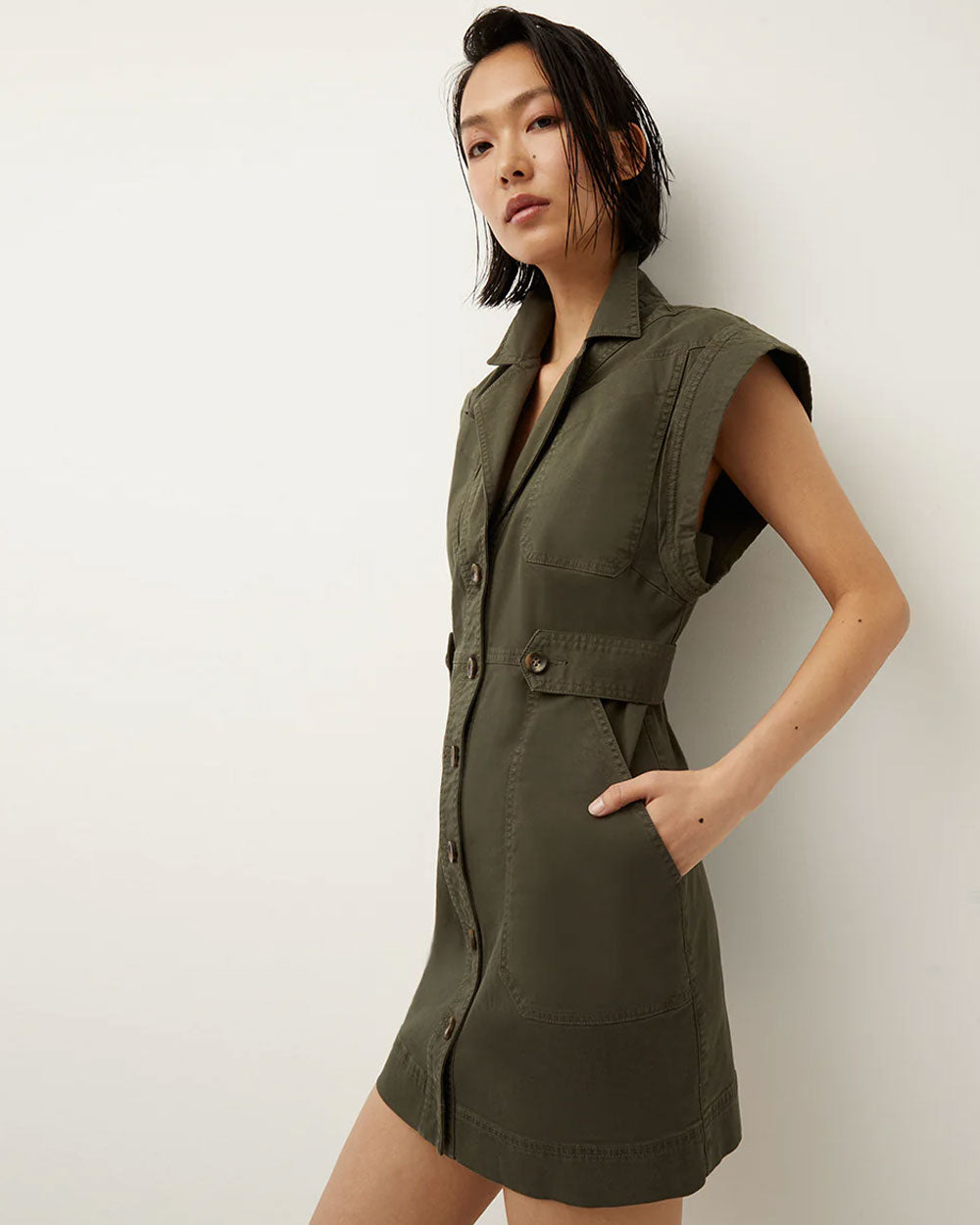 Army Green Jax Dress