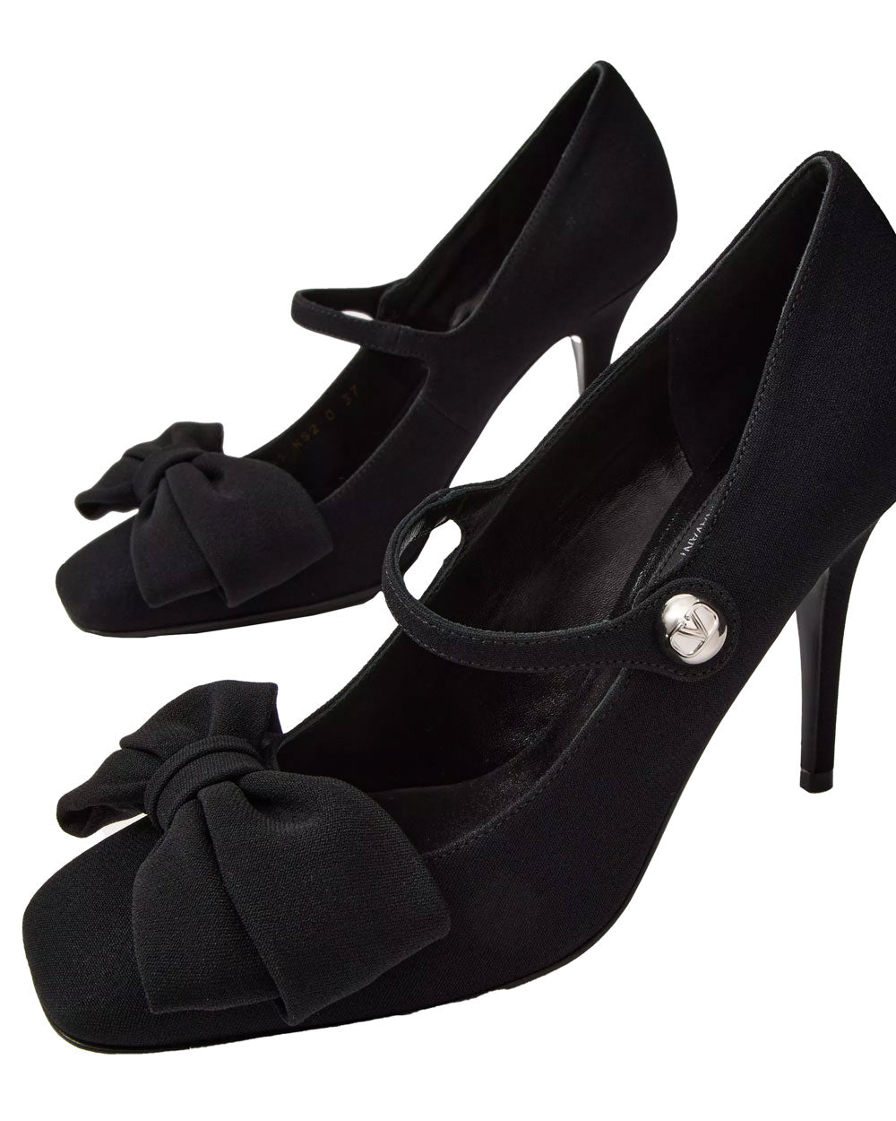 Box Jane Mary Jane Pump in Nero