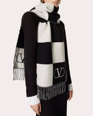 Exchess Wool and Cashmere Scarf