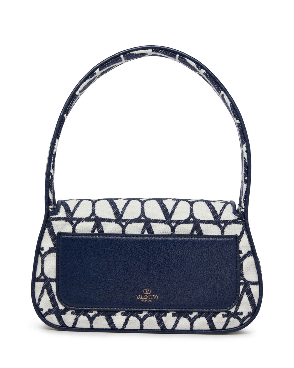 Loco Toile Iconographe Small Hobo Bag in Blue and White