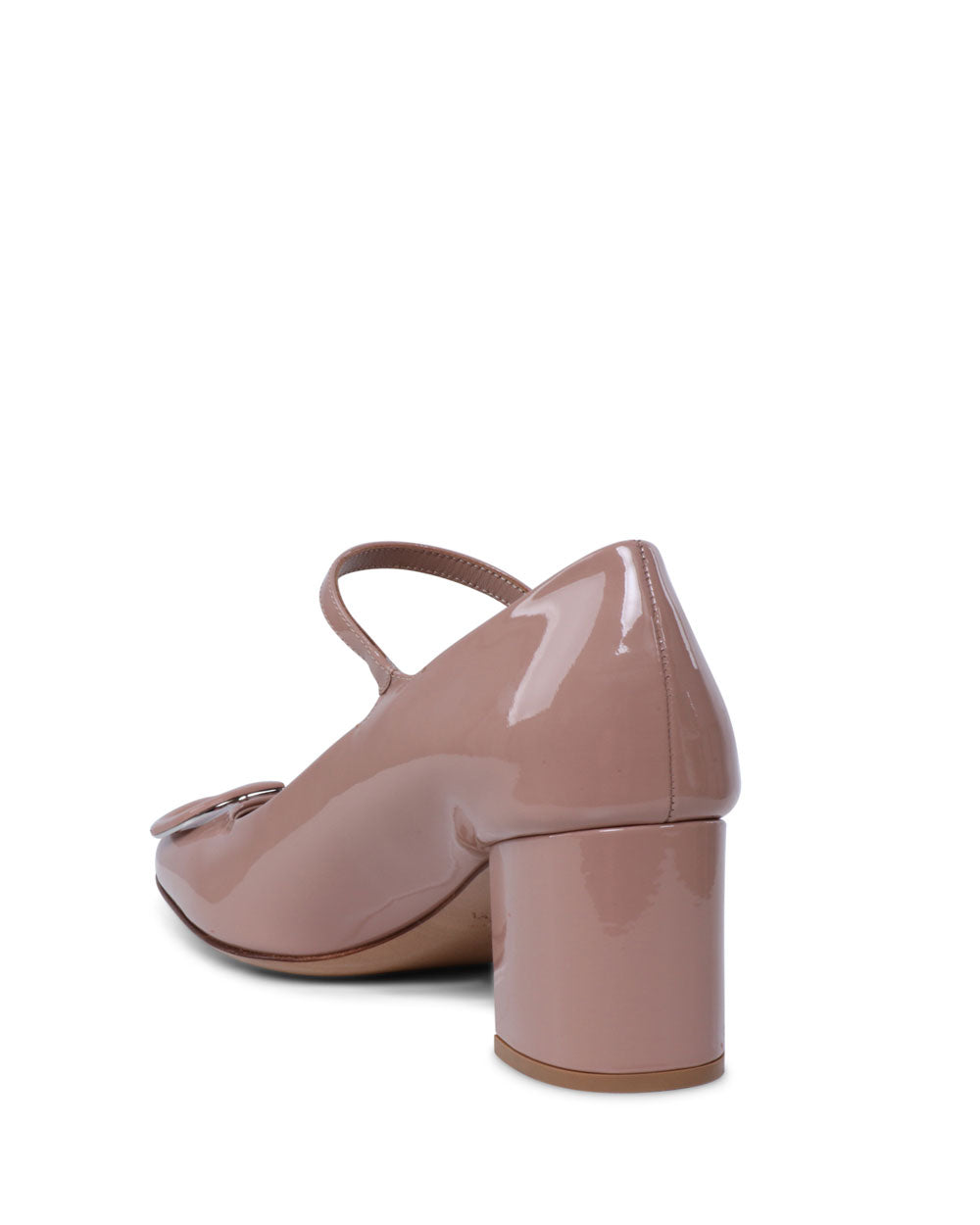 Mary Jane VLogo Signature Pump in Rose Cannelle