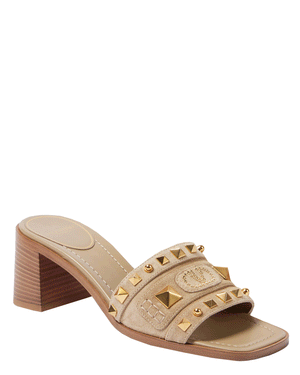 Plaster Caster 60 Studded Mule in Desert Sand