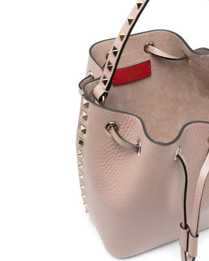 Rockstud Bucket Bag in Poudre