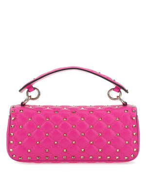 Rockstud Spike Shoulder Bag in Pink