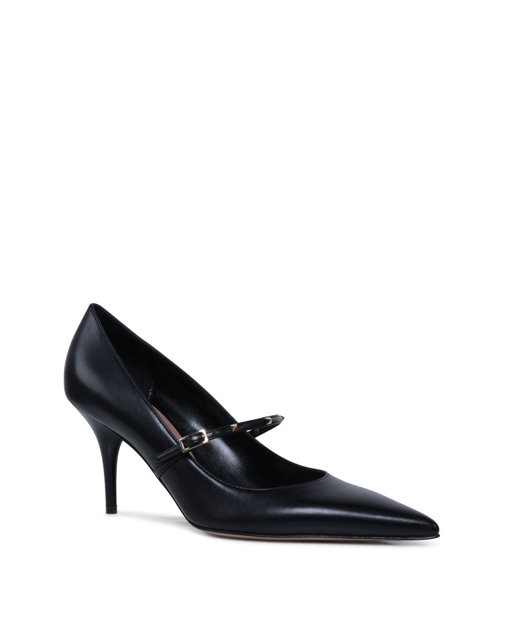 Rockstud Wispy 80mm Mary Jane Pumps in Nero