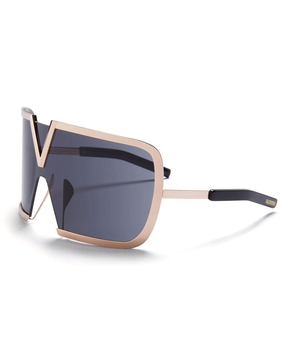Romask Sunglasses in Black and Rose Gold