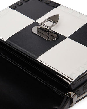 Valentino Small Rockstud Shoulder Bag in Chess Print – Stanley Korshak