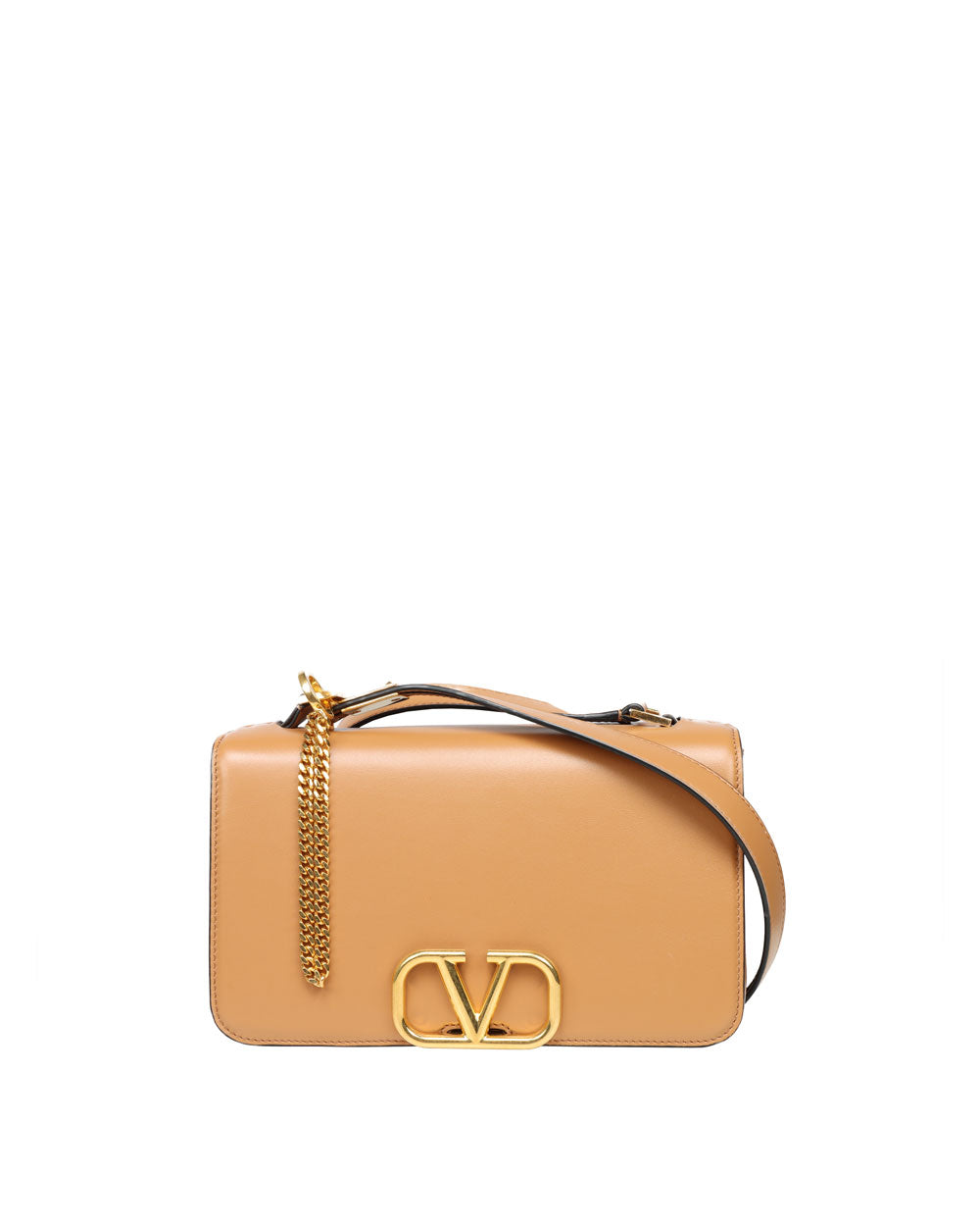 VLogo Shoulder Bag in Cinnamon