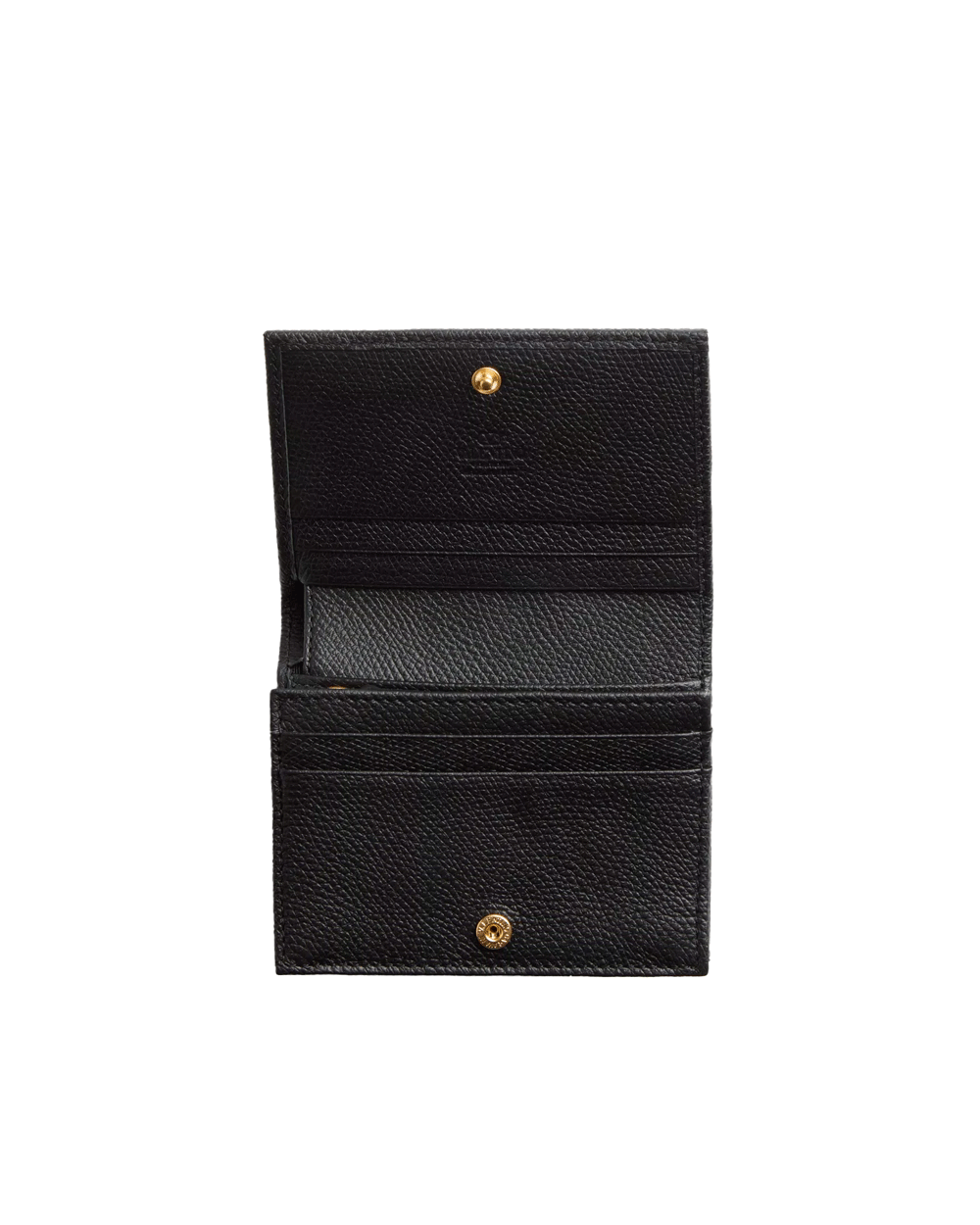 VLogo Signature Soft Grain Wallet in Nero