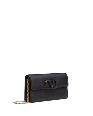 Vlogo Leather Wallet W/chain