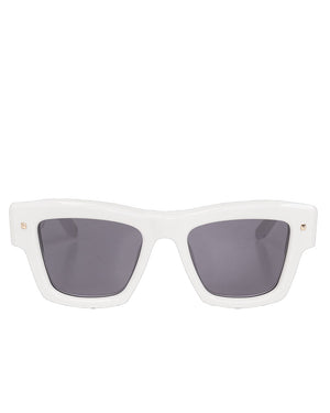 XXII Square Sunglasses in White