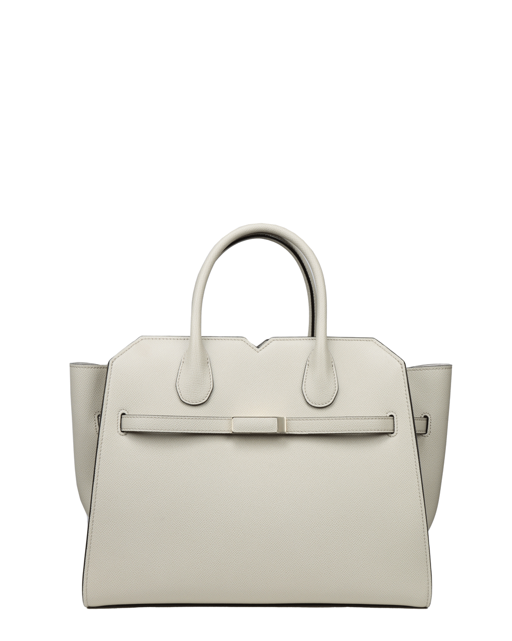 Large Milan Media Tote in Light Grey