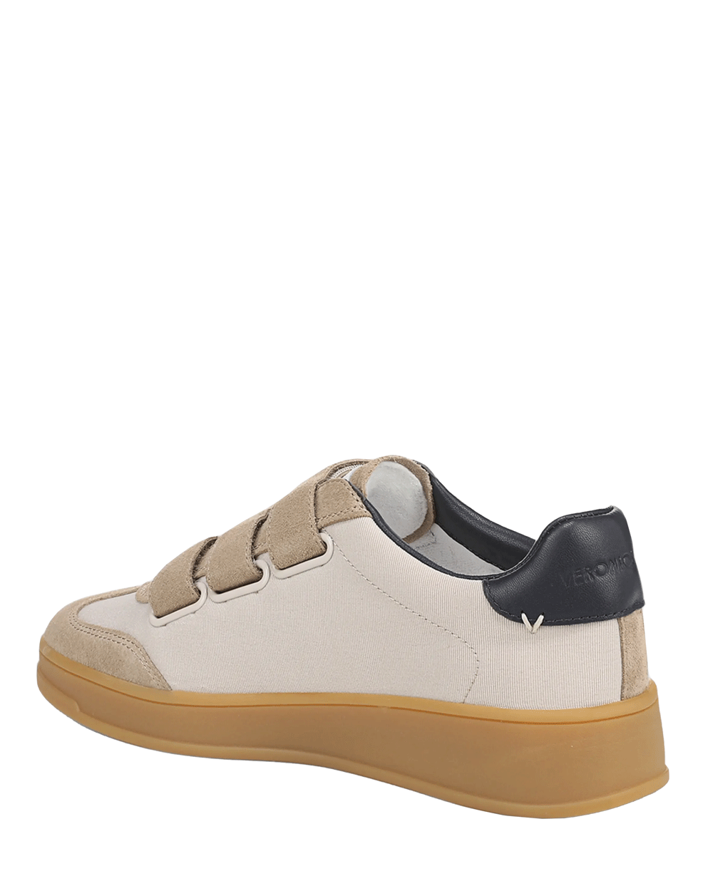 Reagan Velcro Strap Sneaker in Sand and Eclipse