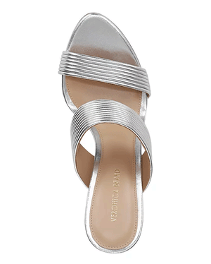 Asha Mignon Double Strap Sandal in Silver