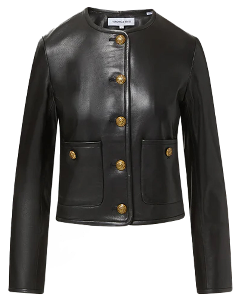 Black Leather Andrea Jacket