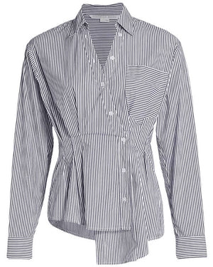 Blue and Off White Stripe Rosamund Shirt