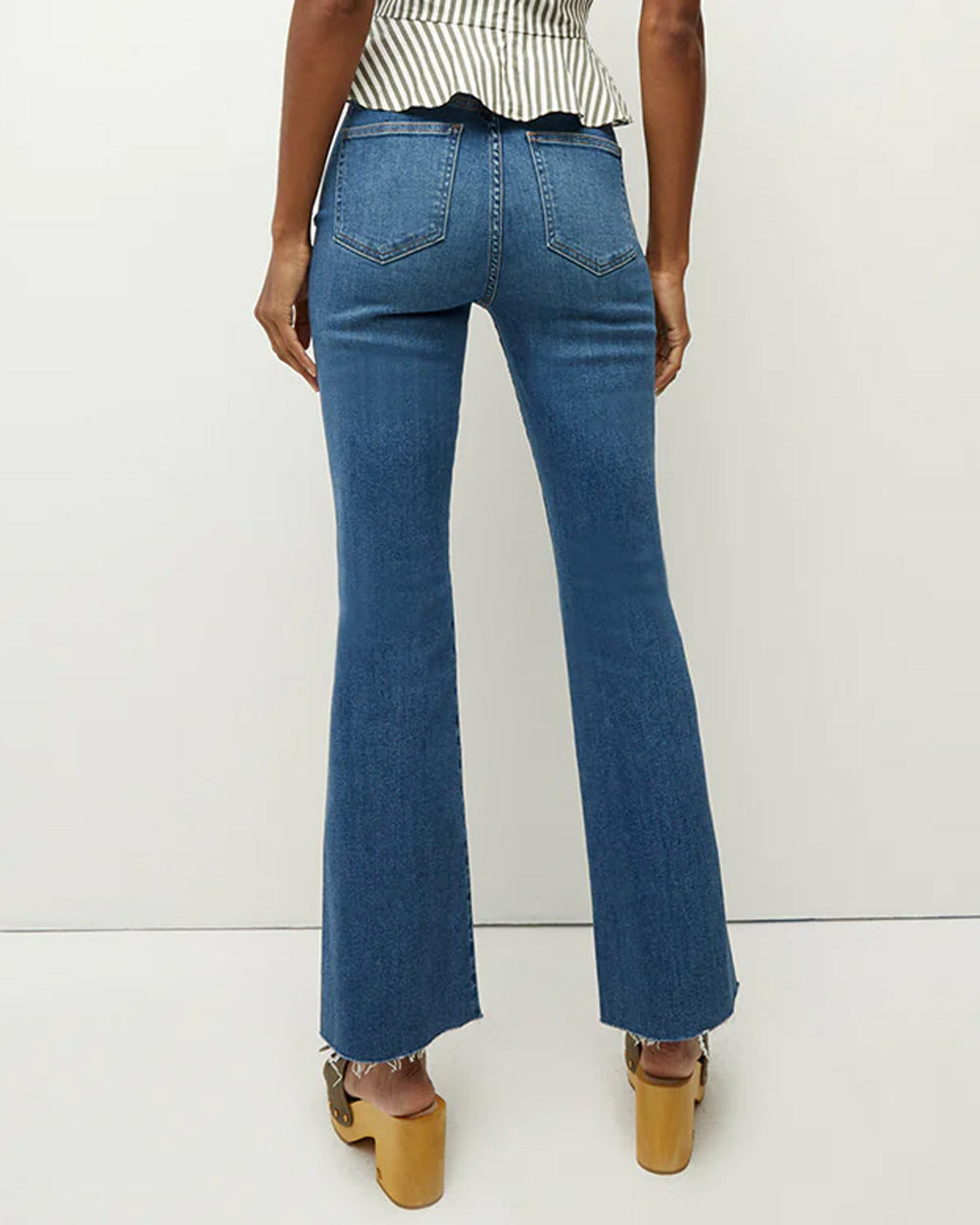 Carson Ankle Flare Jean in Serendipity