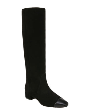 Cecile Knee High Boot in Black