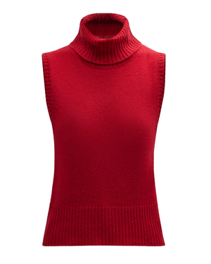 Crimson Mazzy Cashmere Shell