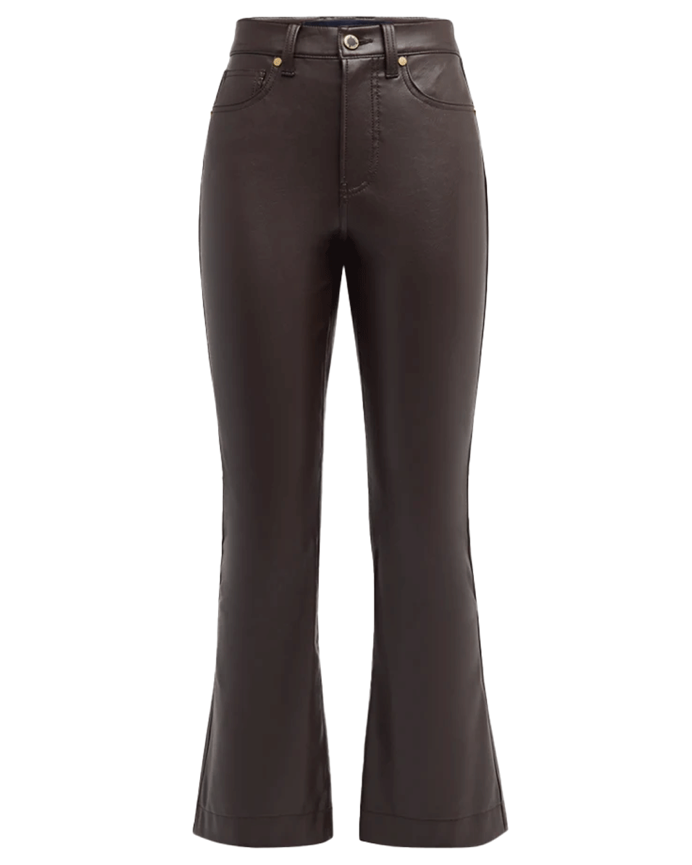 Carson High Rise Ankle Flare Pant in Dark Chocolate