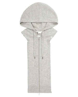 Grey Cashmere Hoodie Dickey