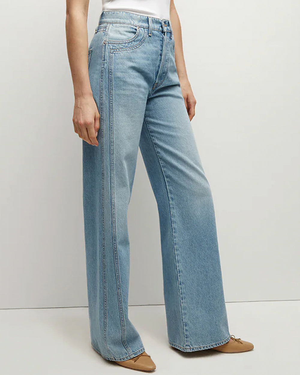 High Rise Taylor Wide Leg Jean in Nova