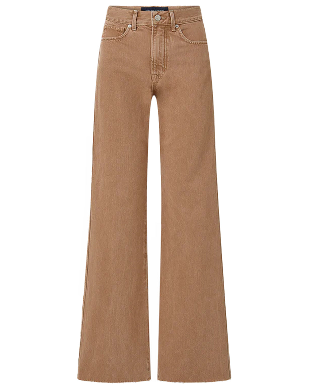 High Rise Taylor Wide Leg Jean in Tan Sierra