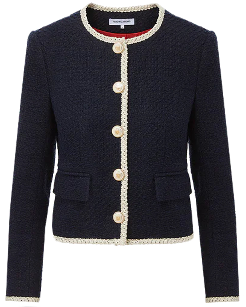 Navy Tweed Mabel Jacket