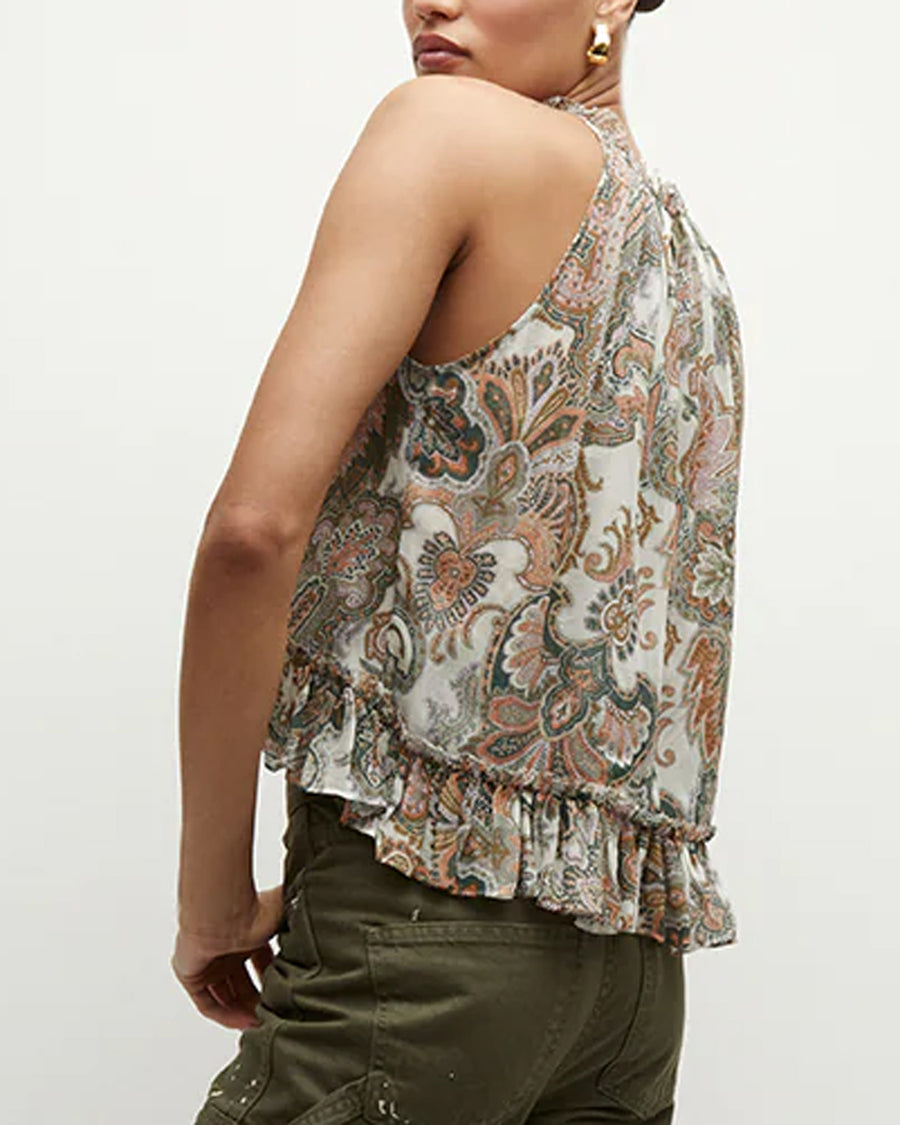 Orchid Paisley Renee Top