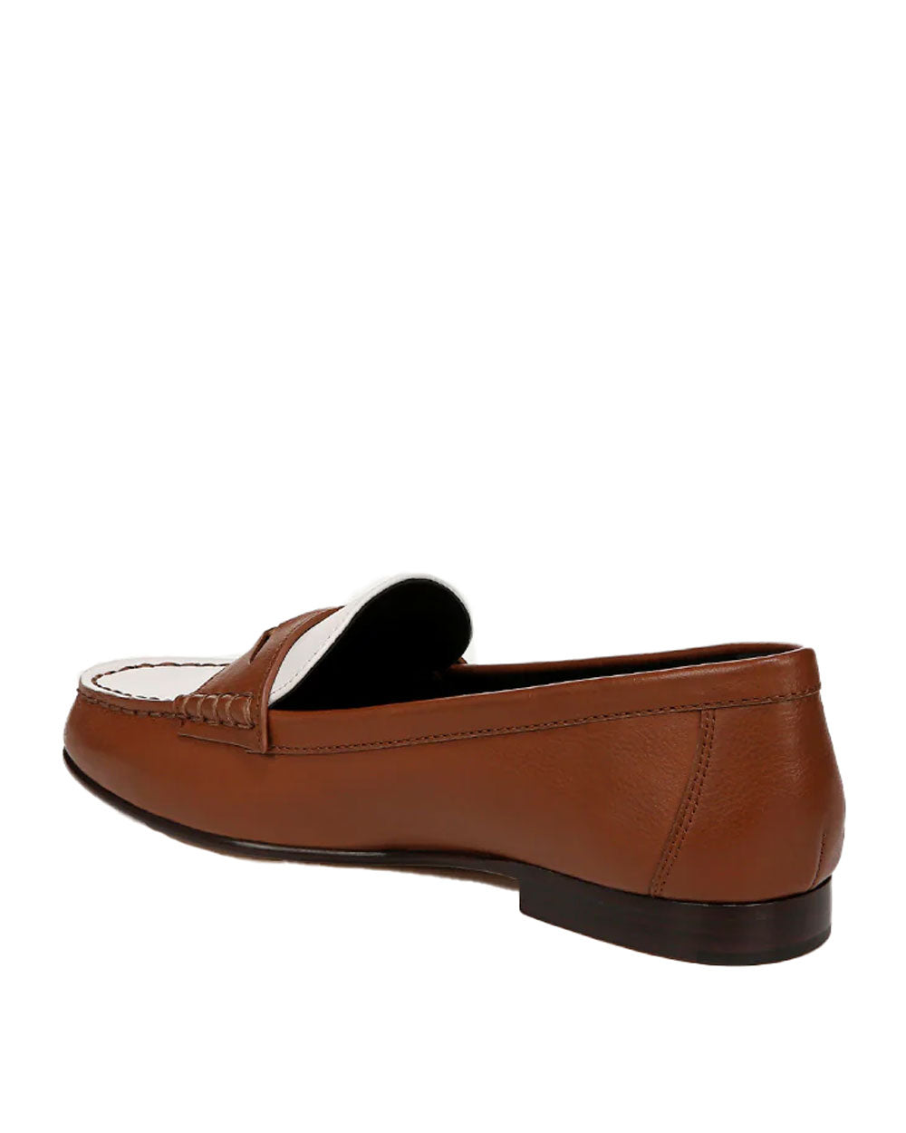 Penny Two Tone Loafer in Carmel and Lily