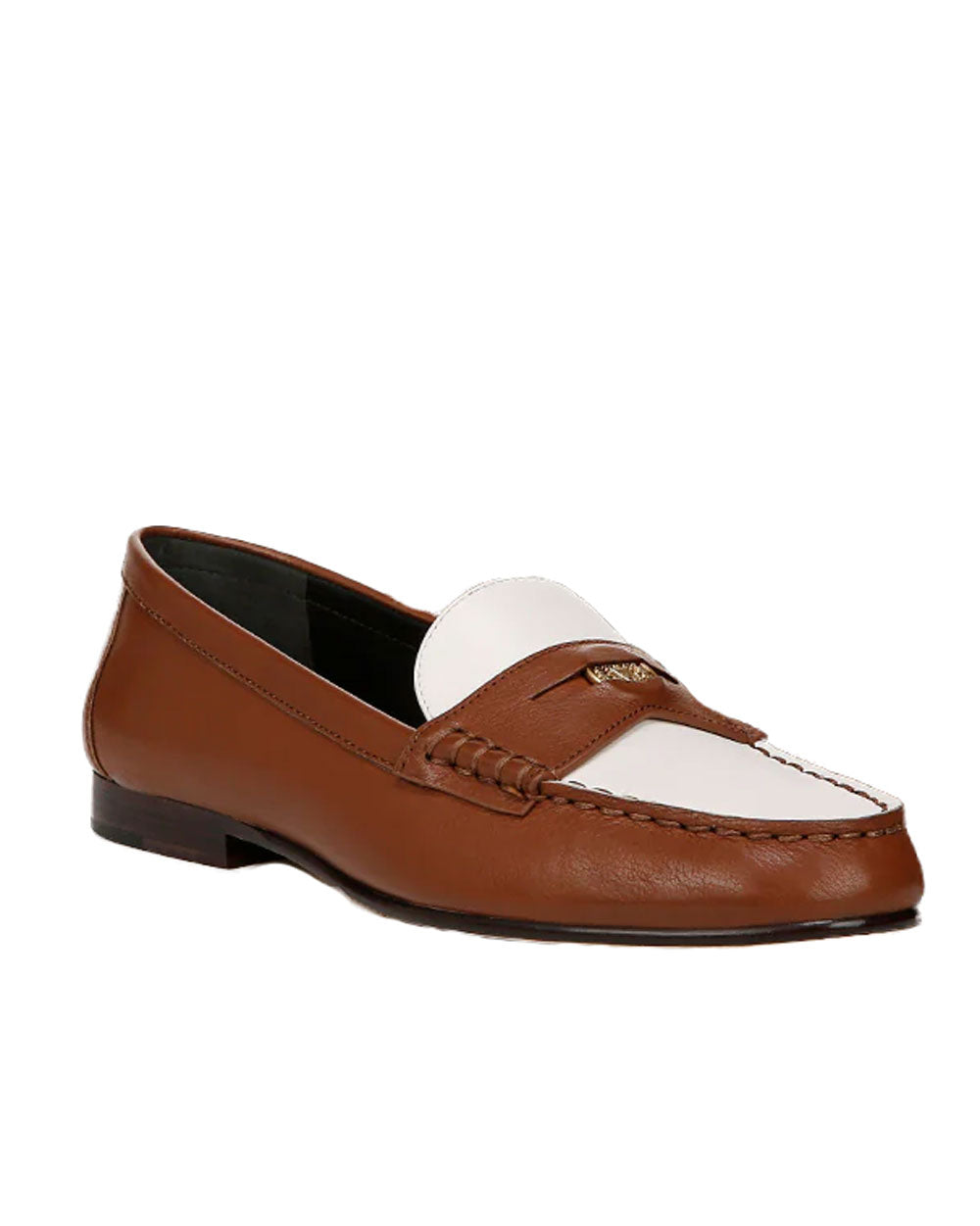 Penny Two Tone Loafer in Carmel and Lily