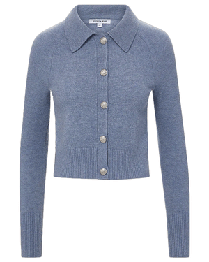 Smoke Blue Chesire Cashmere Cardigan