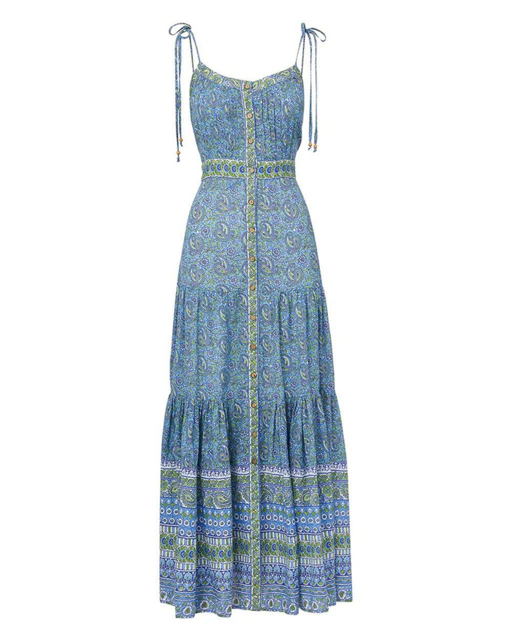 Windansea Blue Multi Maxi-Dress