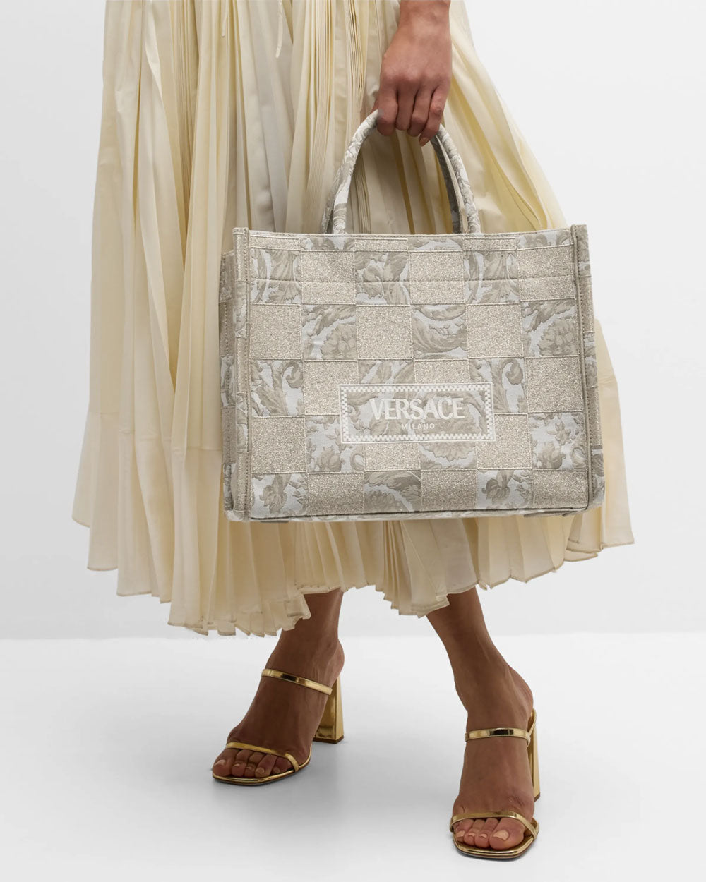 La Medua Large Patchwork Barocco Tote Bag
