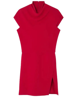 Lipstick Red Cady Dress