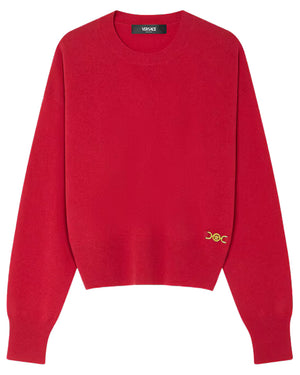 Lipstick Red Wool Icon Sweater