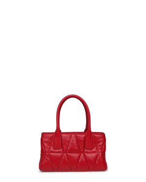 Small Medusa ’95 Quilted Leather Tote in Lipstick Red