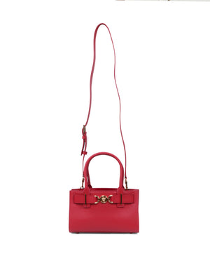 Small Medusa '95 Tote Bag in Lipstick Red