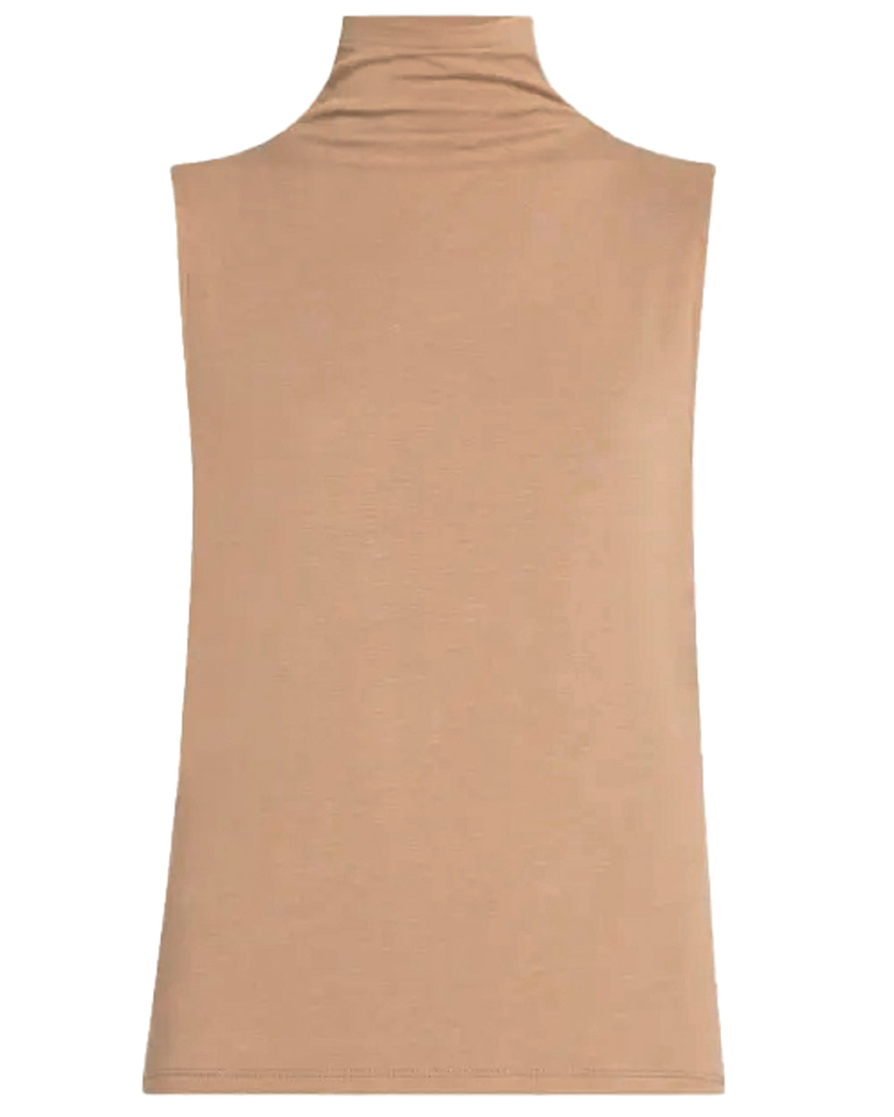 Cashew Sleeveless Turtleneck